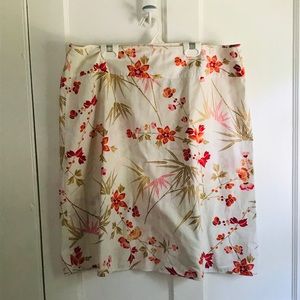 100% cotton cute knee length skirt from NY & Co